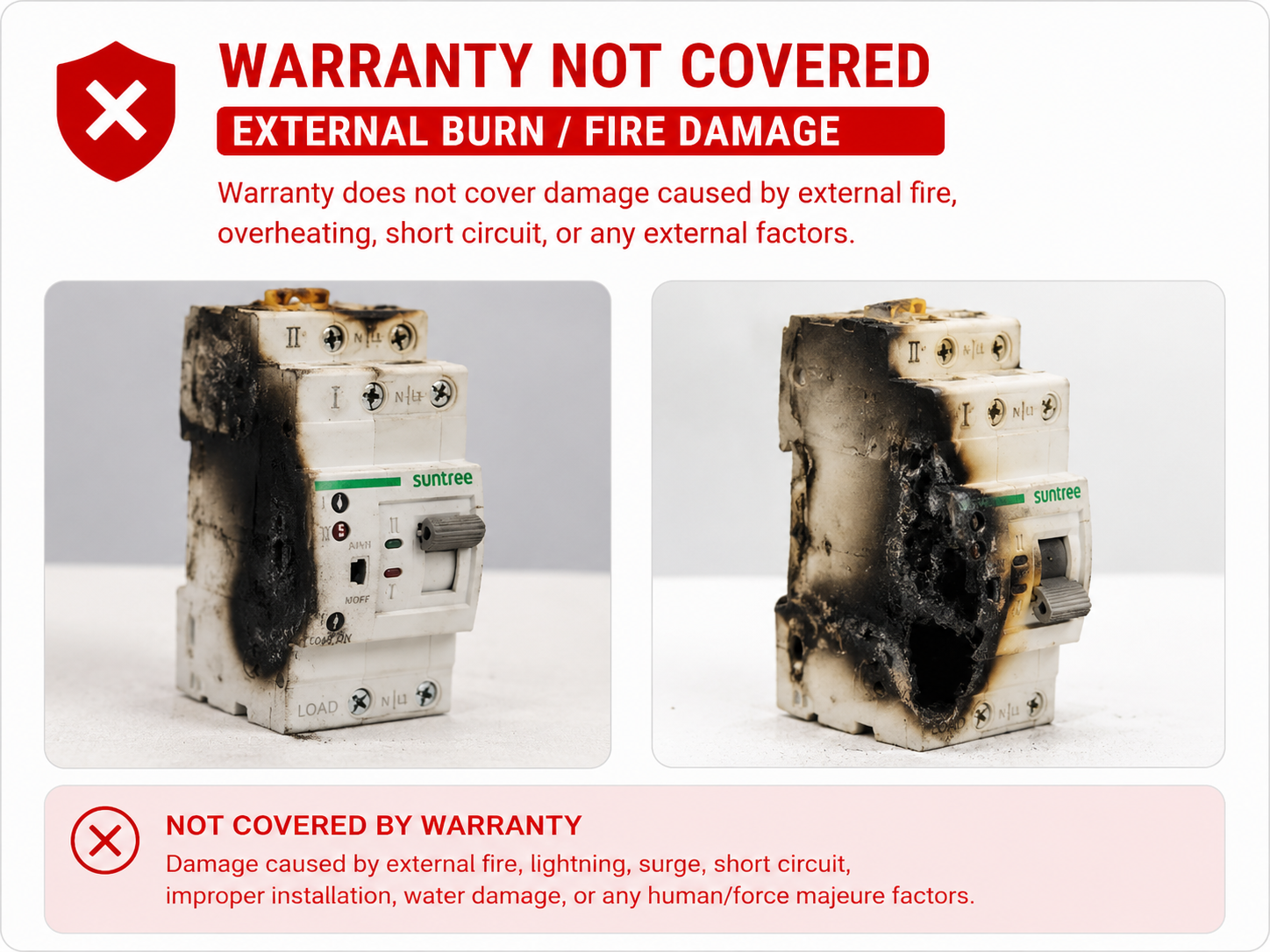 Warranty Not Covered